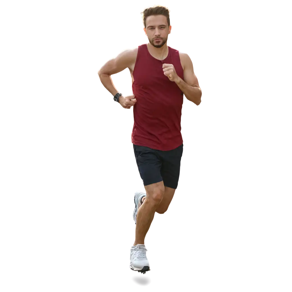 Dynamic-PNG-Image-of-a-Man-Running-Enhancing-Clarity-and-Detail