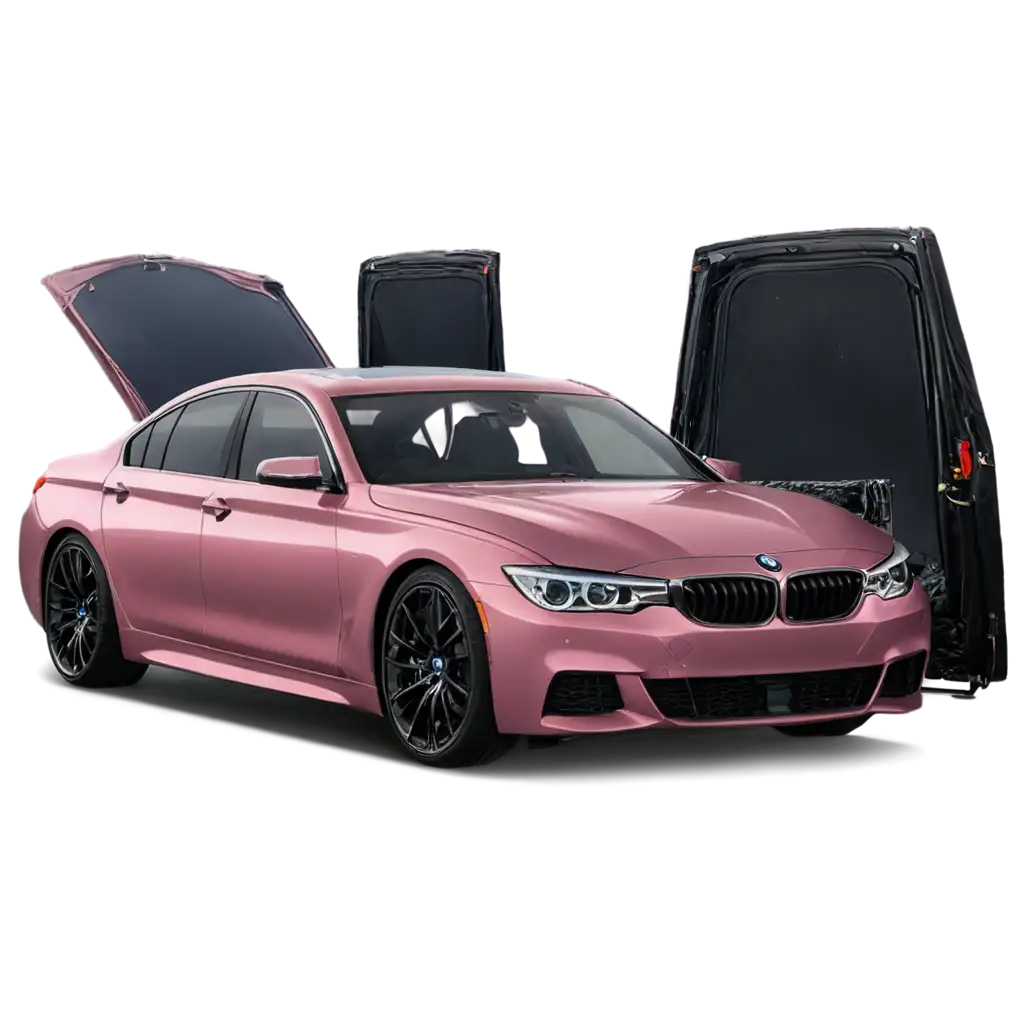 BMW-Rose-Color-CoolPNG-Image-Usage-Analysis-Car-PNG-on-a-Black-Backstage-HighQuality-Image-for-Design-Projects