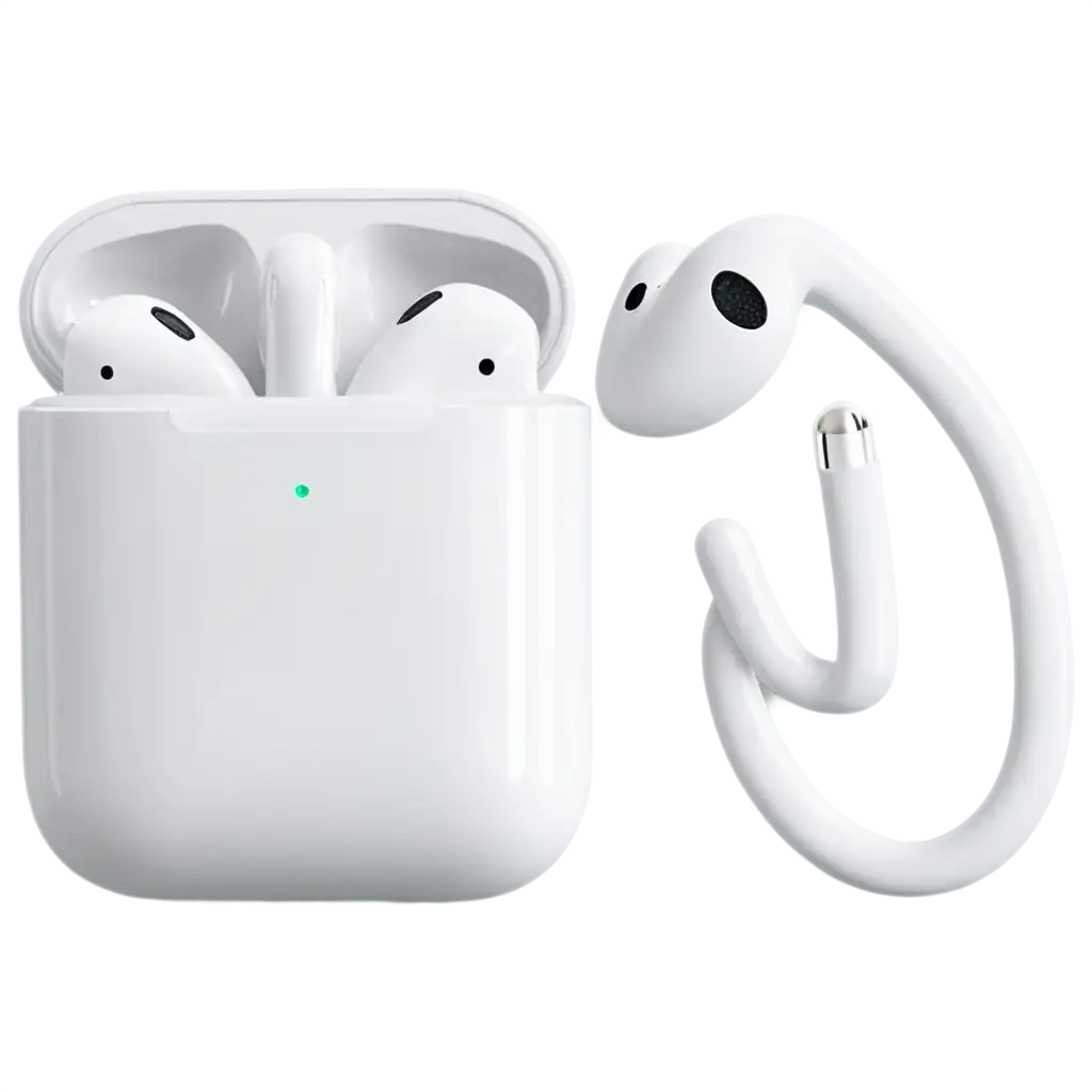 White-Airpods-PNG-Image-for-Versatile-Design-and-Digital-Use