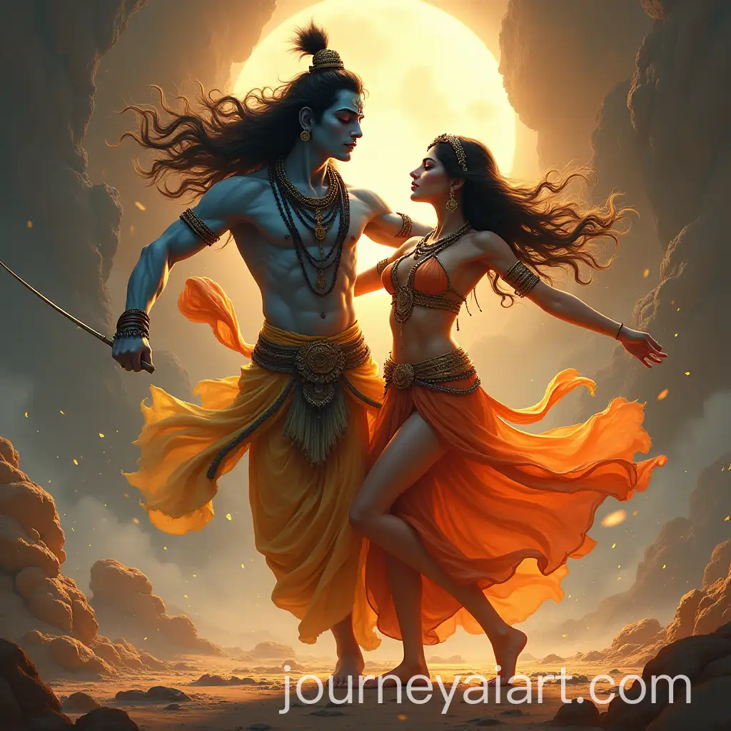 Divine-Dance-of-Lord-Shiva-and-Maa-Parvati-in-Cosmic-Harmony