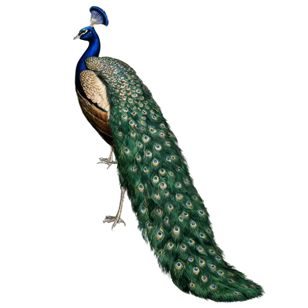 Stunning-Peacock-PNG-Image-for-Diverse-Applications-HighQuality-Transparent-Background