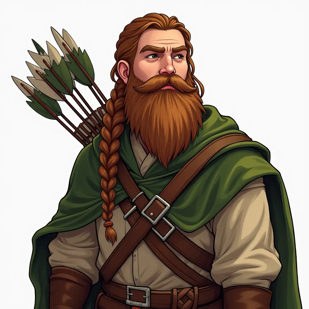 Dwarf-Ranger-with-Brown-Beard-and-Arrows-in-Fantasy-Anime-Style