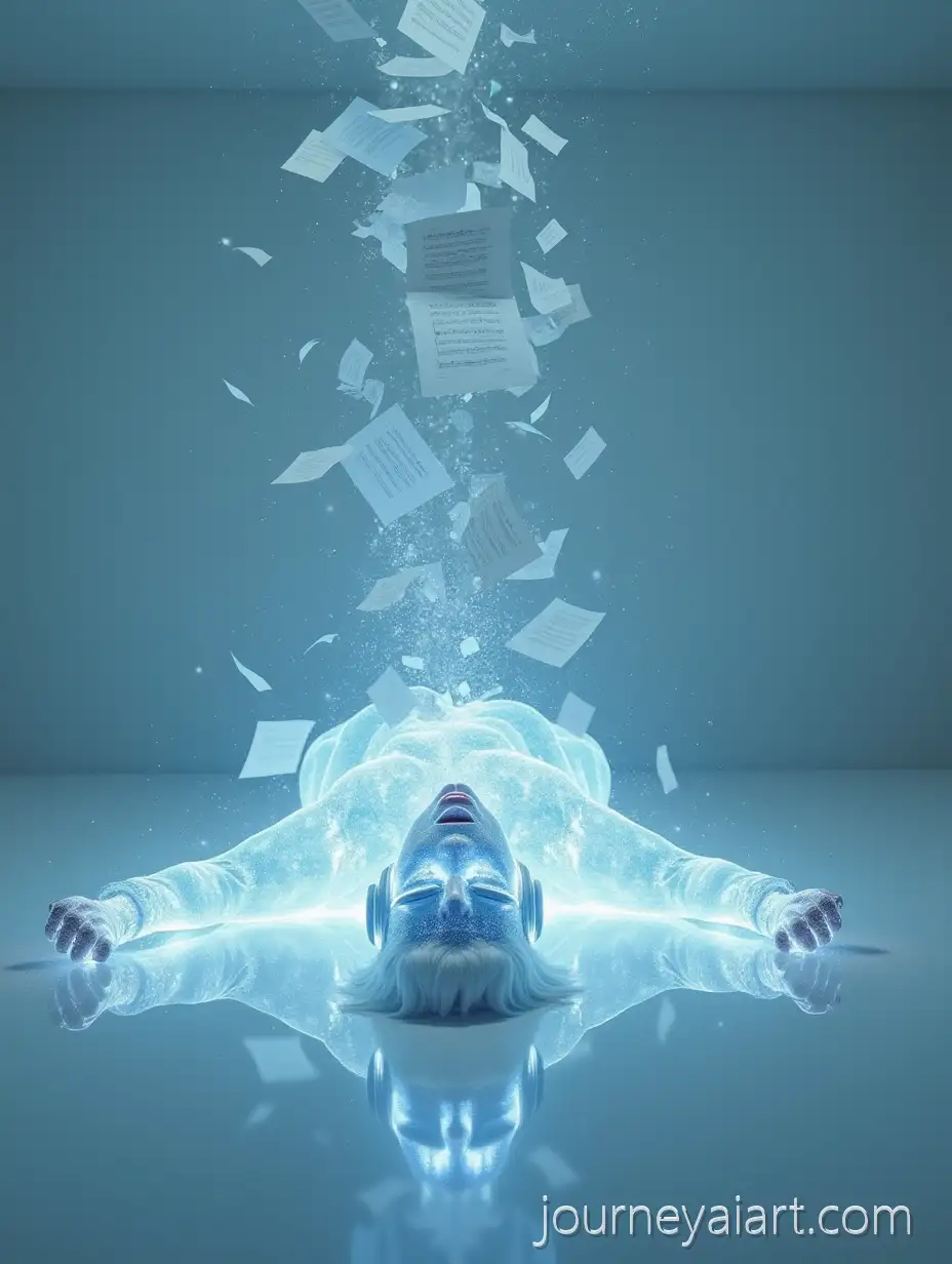 Supernatural-Being-withCrystalline-being-with-music-Crystalline-Features-and-Galaxies-in-Eyes-Surrounded-by-Flowing-Sheet-Music