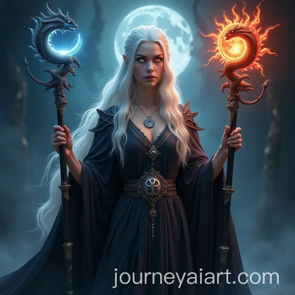 Majestic-Elven-SorceressAI-Art-Prompt-Expansion-with-DragonInspired-Features-and-DualElemental-Staff