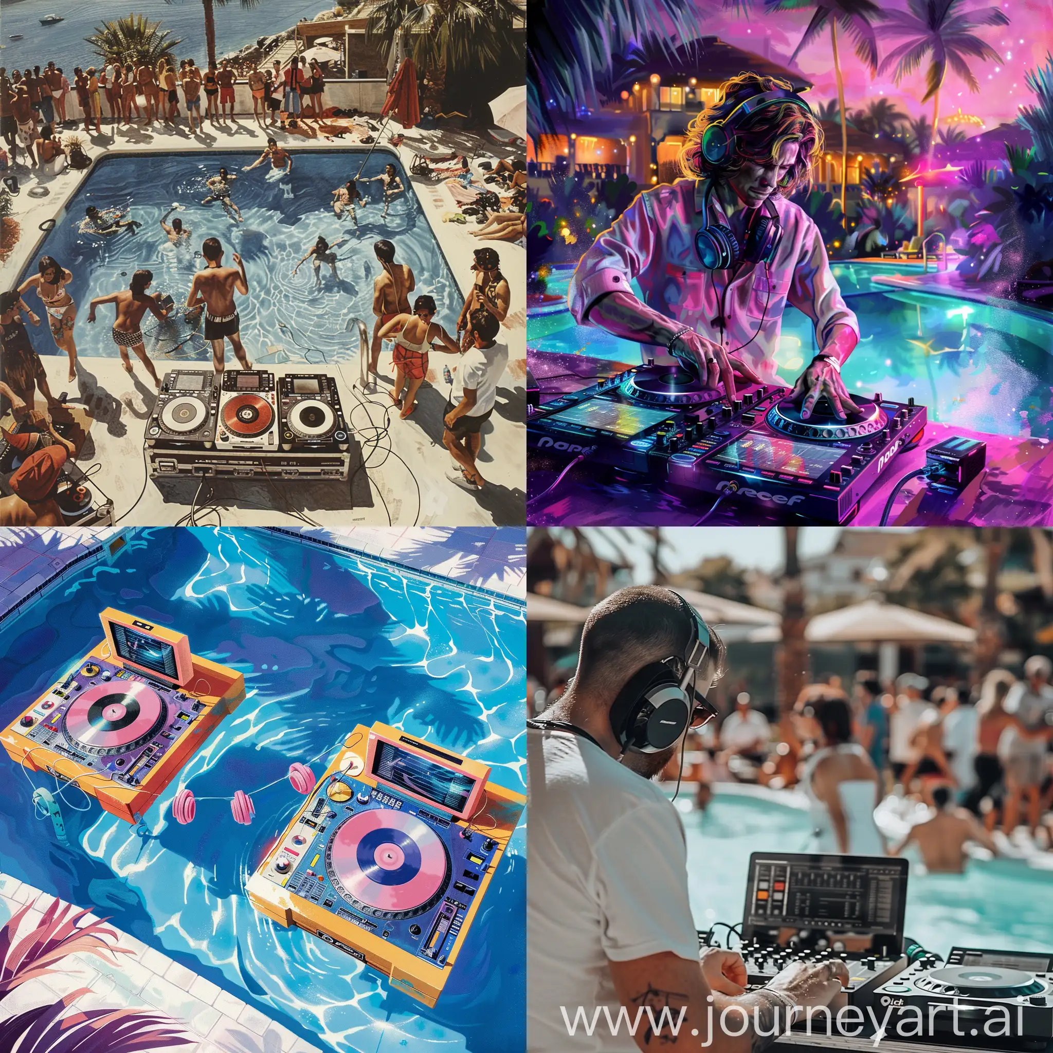 DJ-Pool-Party-with-Vibrant-Atmosphere-and-Energetic-Crowd