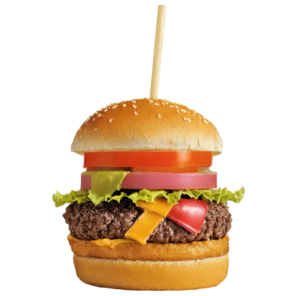 Delicious-Burger-PNG-Art-Prompt-for-Mouthwatering-Food-Image