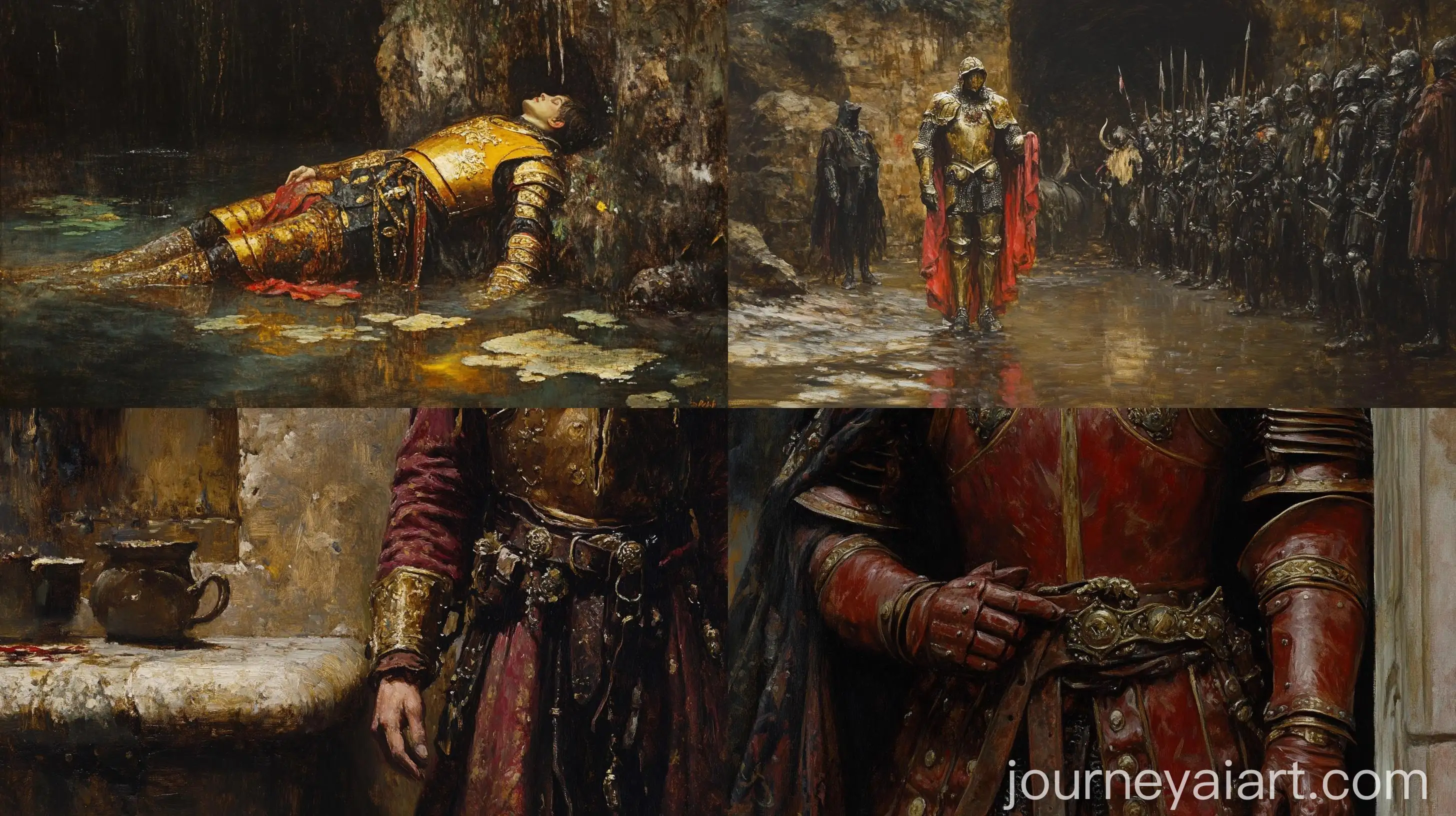 Magical-Leather-Armor-Invisible-Wearer-in-Oil-Painting