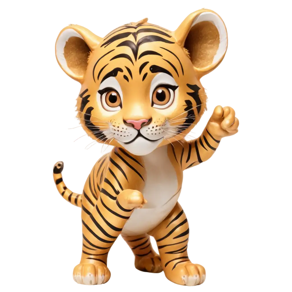 Golden-Child-Tiger-PNG-Image-HighQuality-Transparent-Artwork-for-Versatile-Use