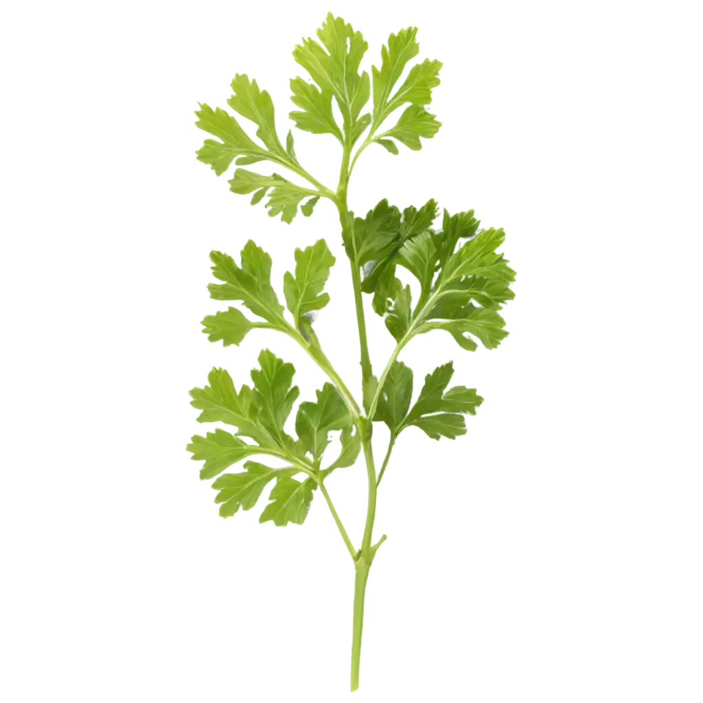 Fresh-and-Vibrant-PNG-Image-of-Parsley-Leaves-Enhance-Your-Visual-Content-with-Clarity-and-Quality