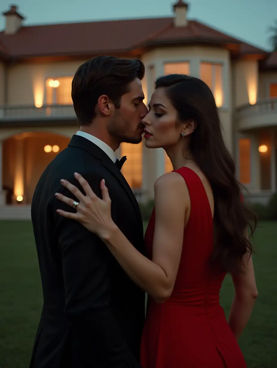 Romantic-Moment-Couple-Kissing-in-a-Luxurious-Setting