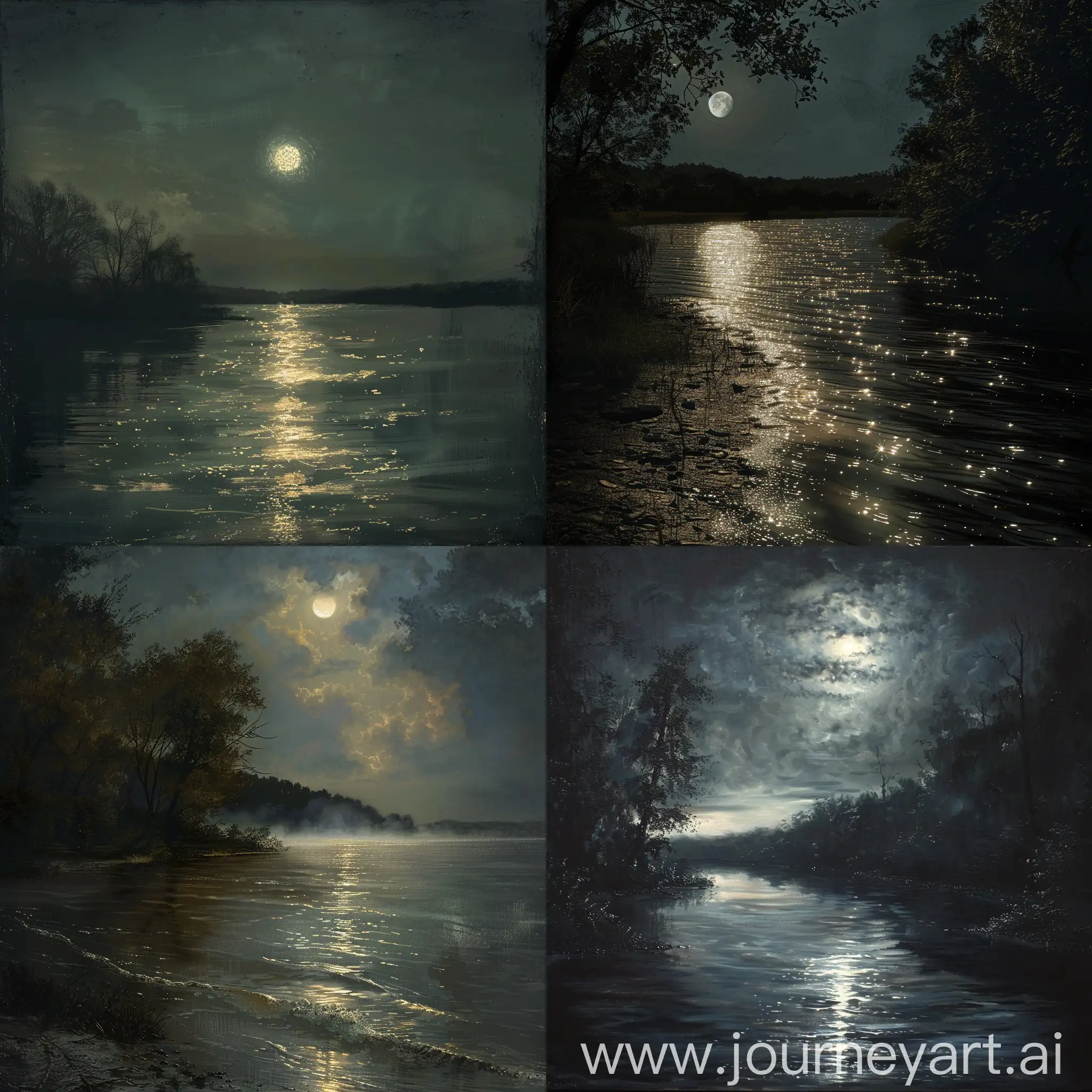 Moonlit-River-Illuminated-by-Dim-Glow