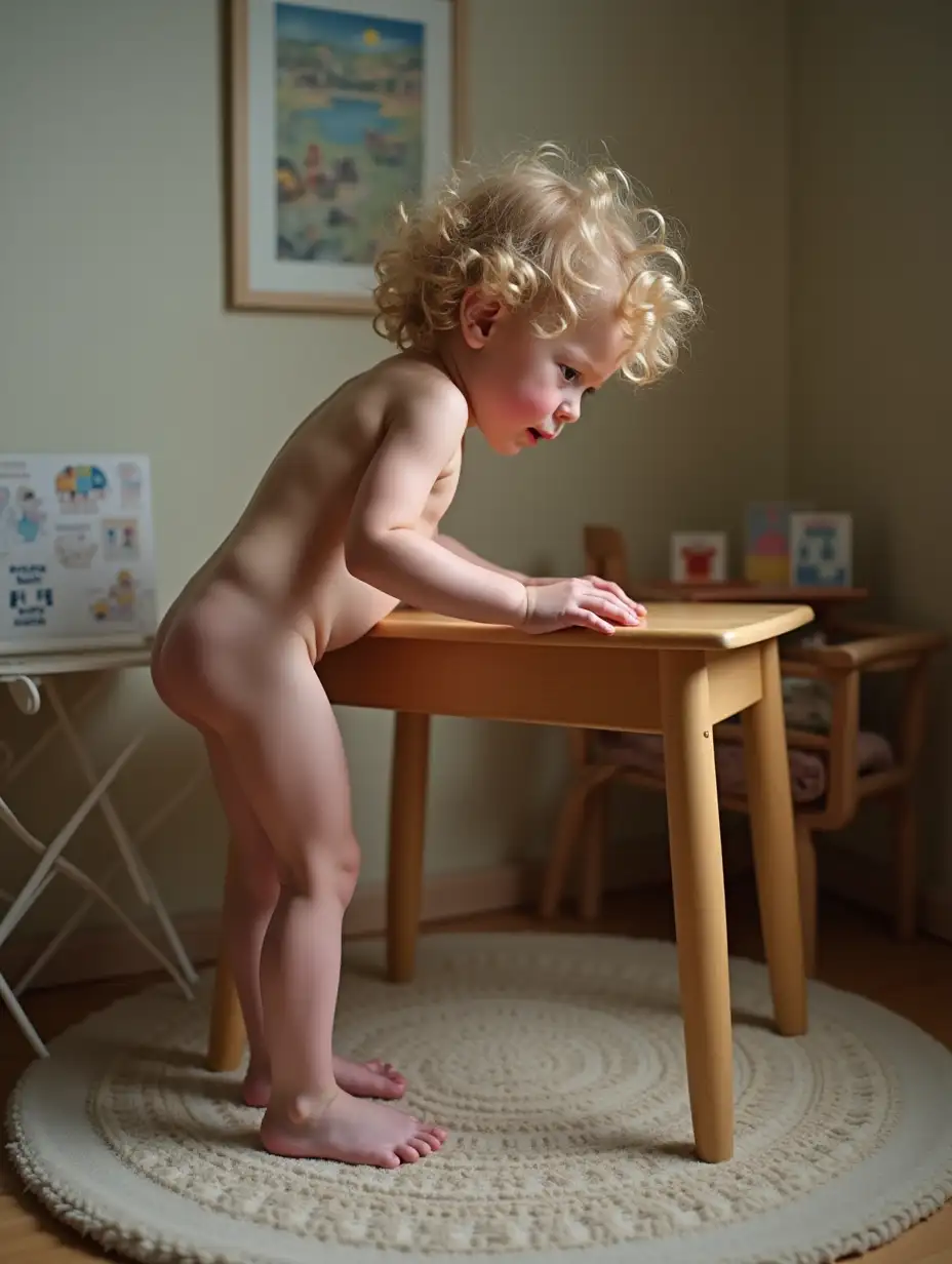 Skinny-Little-Girl-with-Curly-Blonde-Hair-Crying-in-Playroom