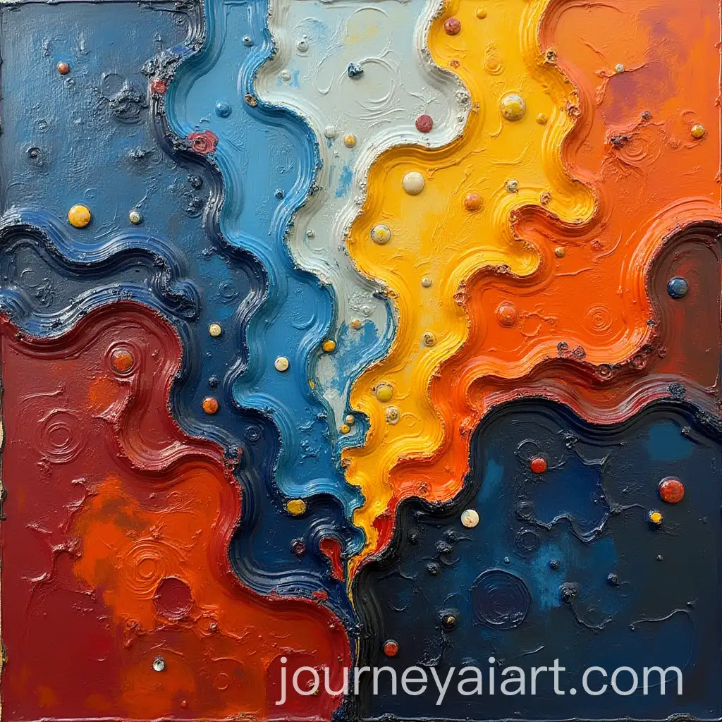 Abstract-Original-Art-Using-Various-Textures-and-Materials