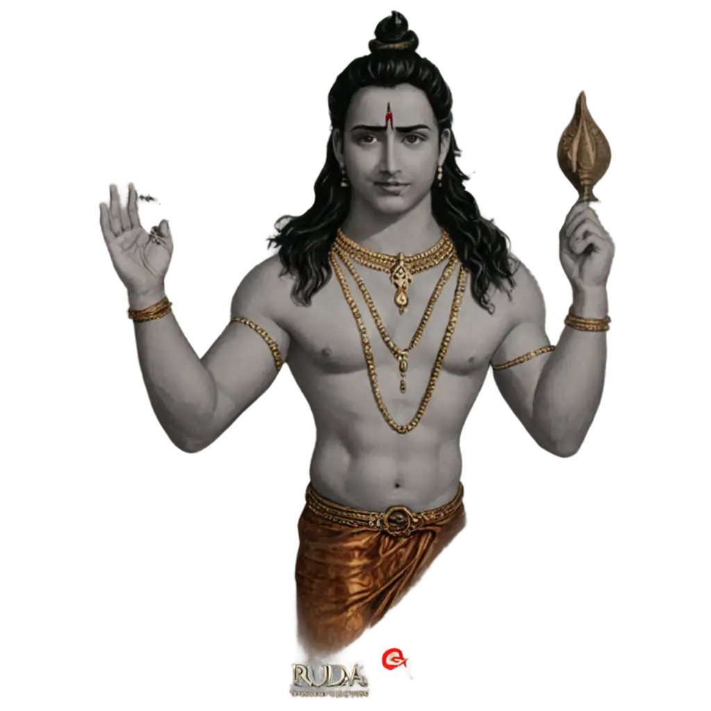 loaed shiva in sky very rudra rop