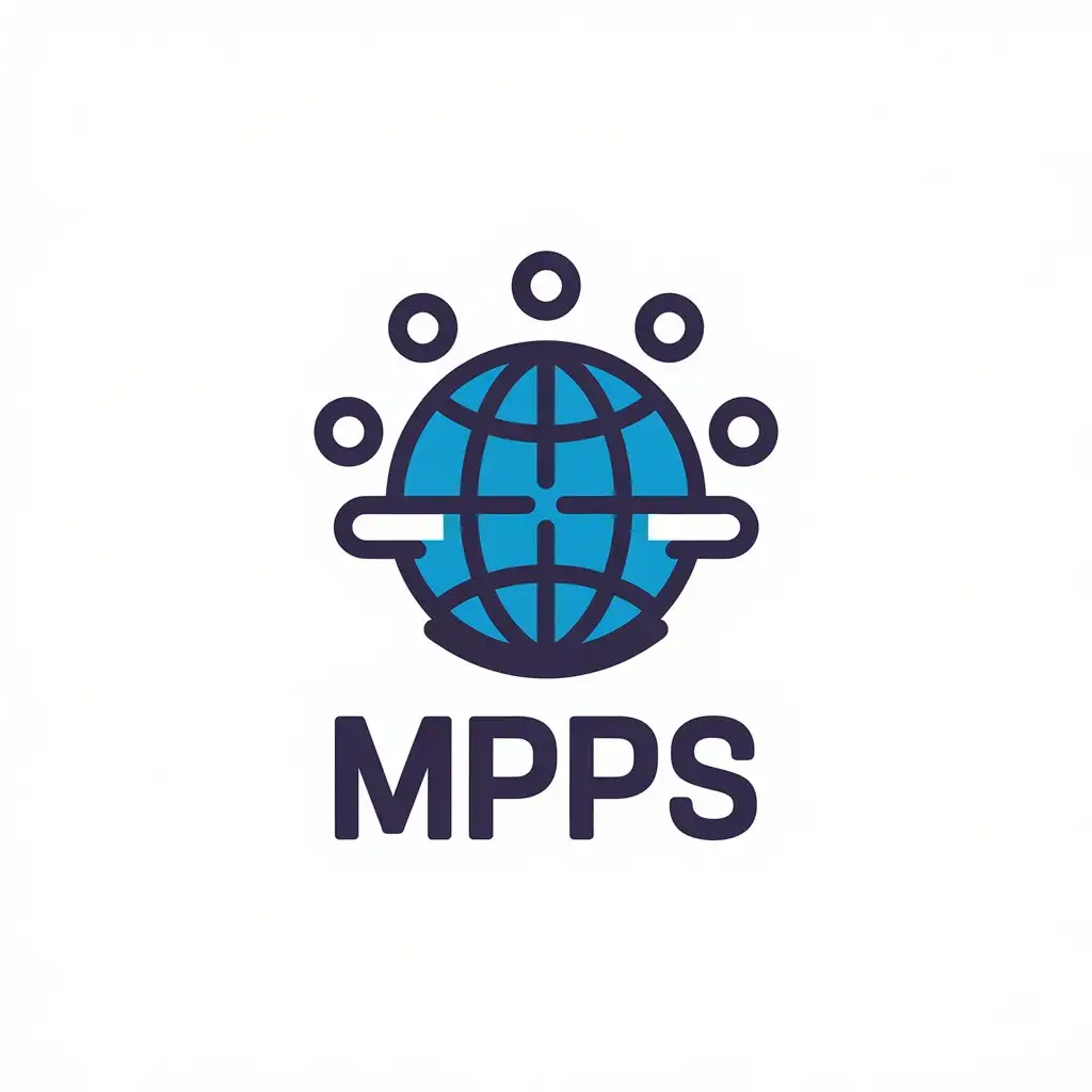 a vector logo design,with the text "MPPS", main symbol:An image related to Multi Protocol Payments,Moderate,be used in Technology industry,clear background