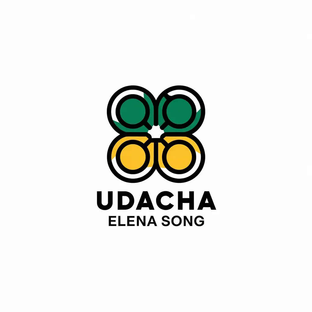 a vector logo design,with the text "Elena Song", main symbol:Udacha,Moderate,be used in Retail industry,clear background