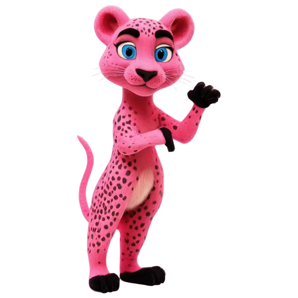 Pink-Panther-PNG-Image-HighQuality-Transparent-Artwork-for-Versatile-Use