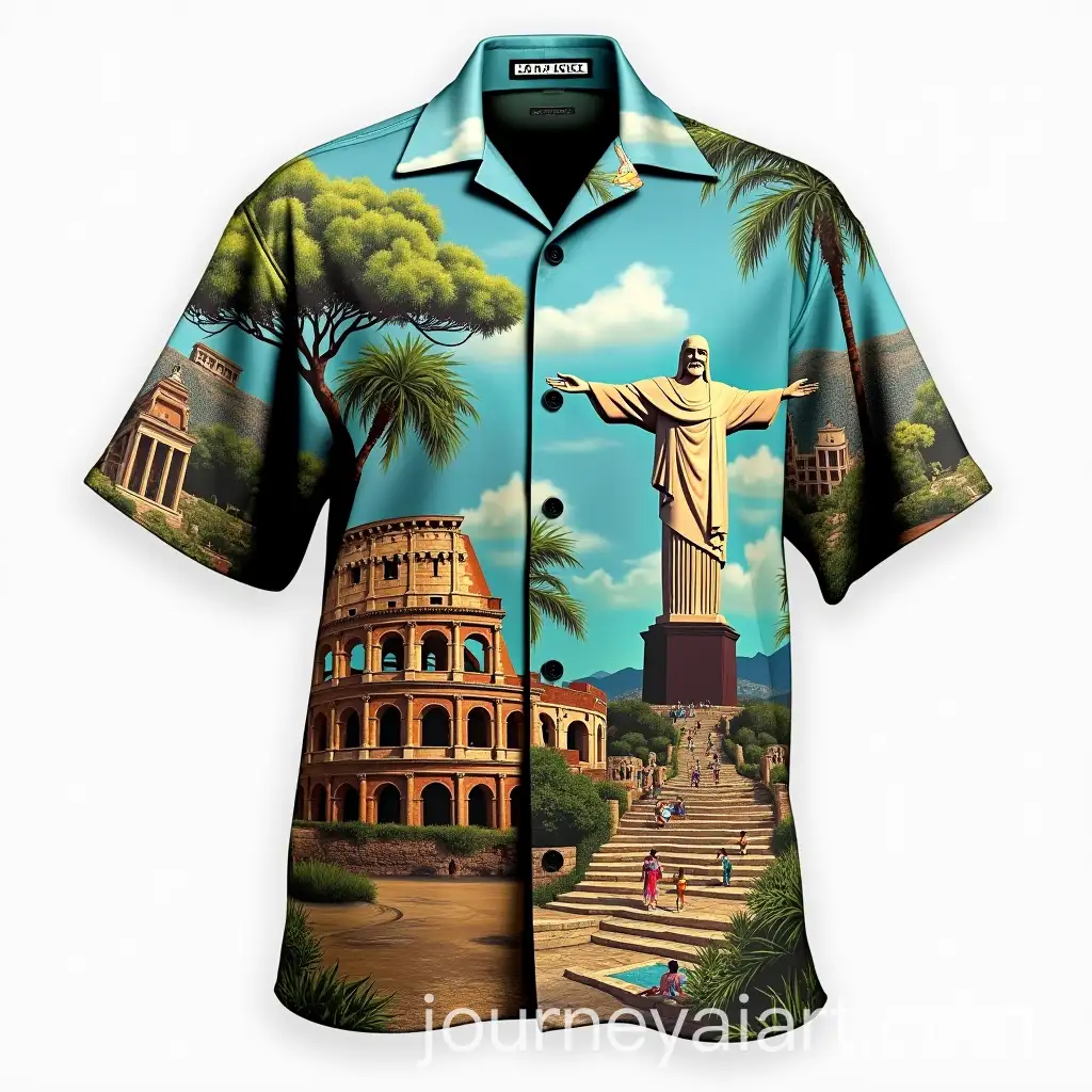 3DRendered-Hawaiian-Shirt-with-Bali-Rome-and-RioInspired-Prints-and-Vibrant-Colors