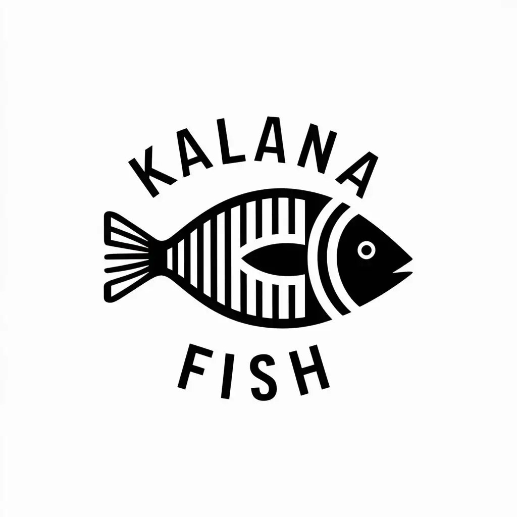 LOGO Design For Kalana Fish Elegant Fish Symbol for Restaurant Industry