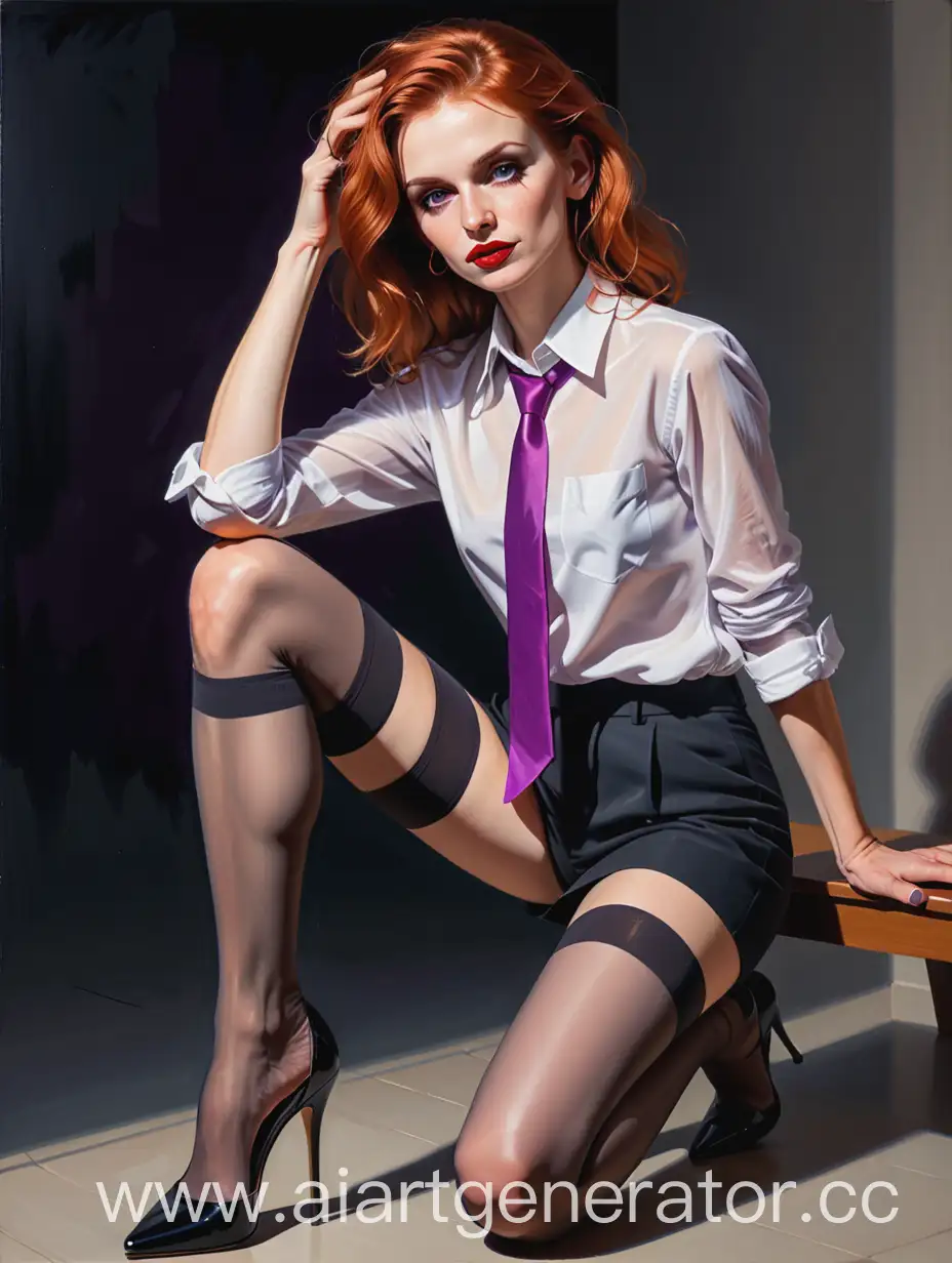 Russian-Woman-with-CopperPurple-Hair-in-90s-Style-and-Authoritative-Pose