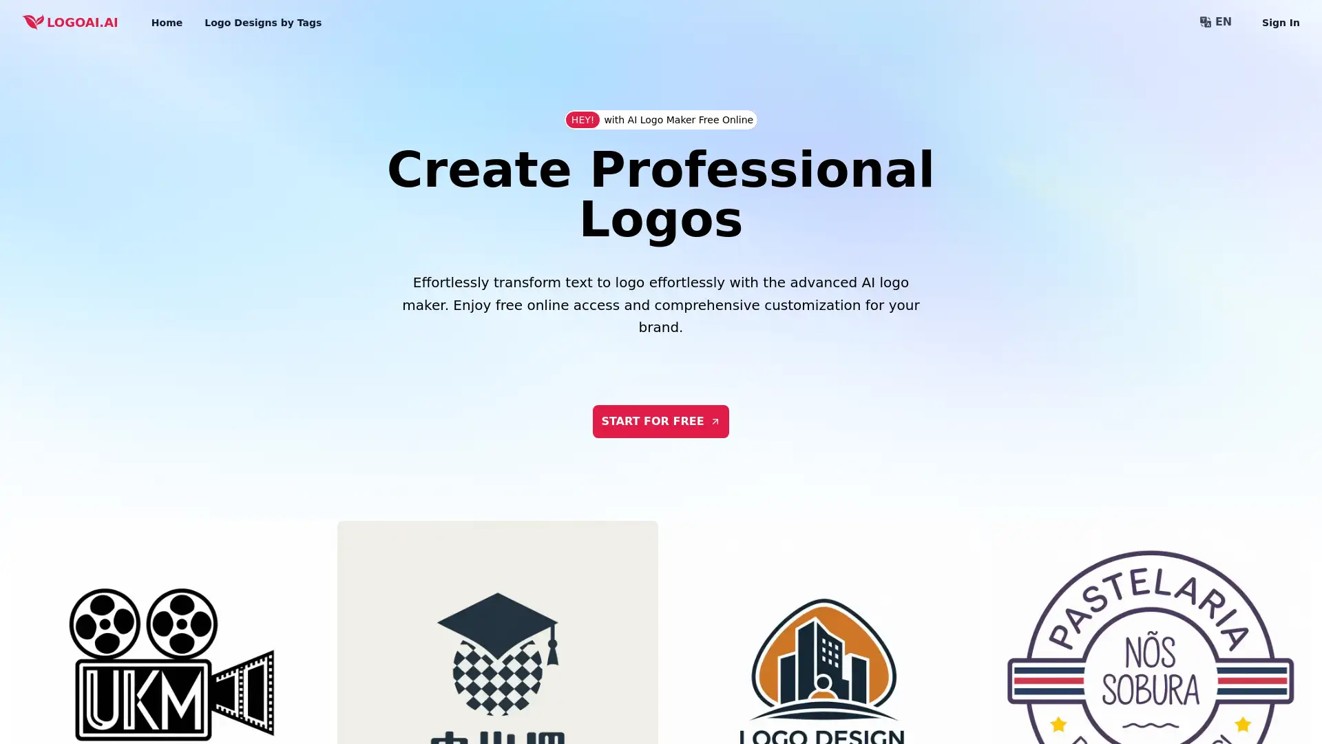 AI-powered logo design for businesses and creatives.