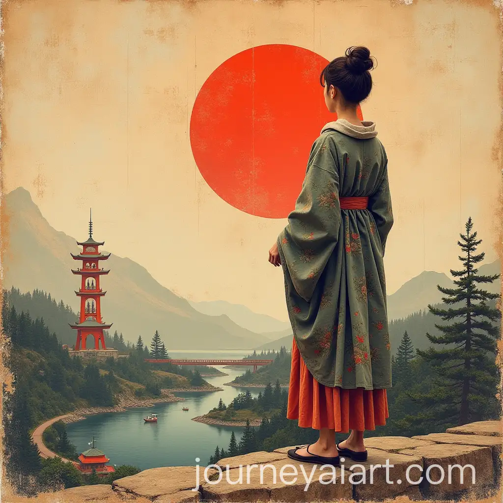 Vintage-Japanese-Memorial-Painting-in-Traditional-Style