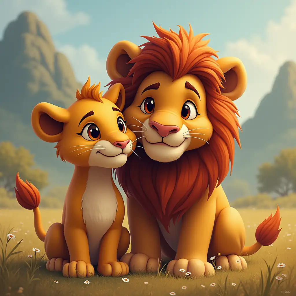 Snac and lion