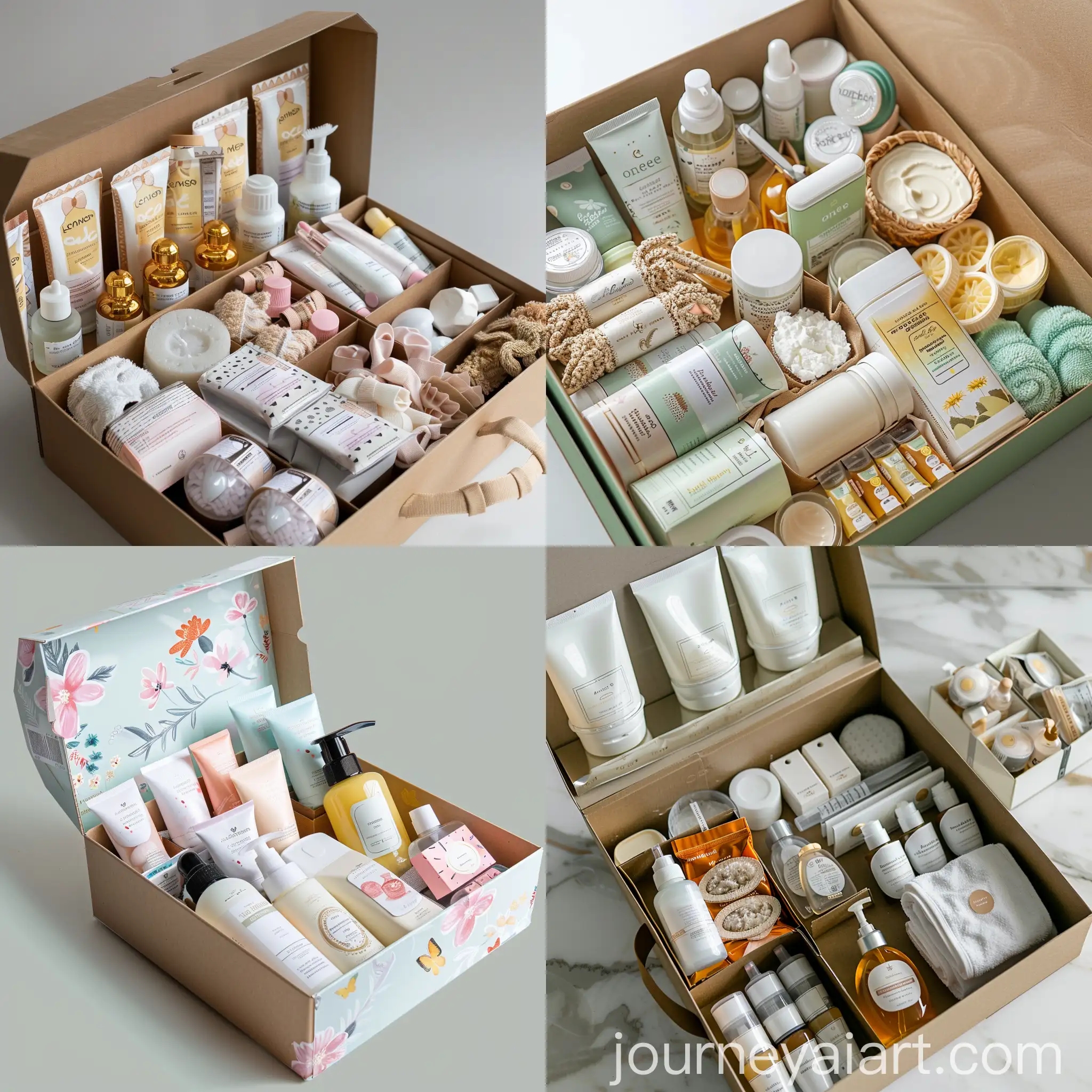 Neatly-Arranged-Baby-Care-Products-in-Attractive-Packaging