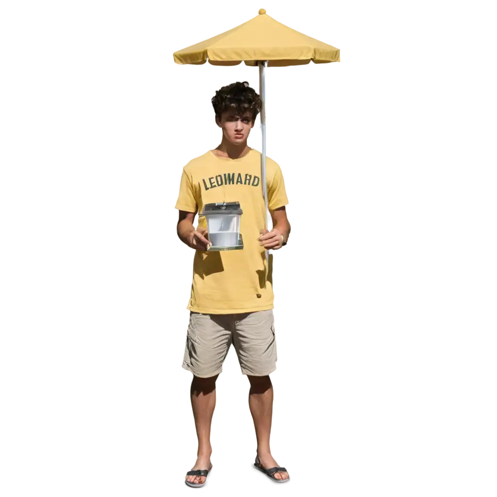 a 17 year old guy taking down his lemonade stand