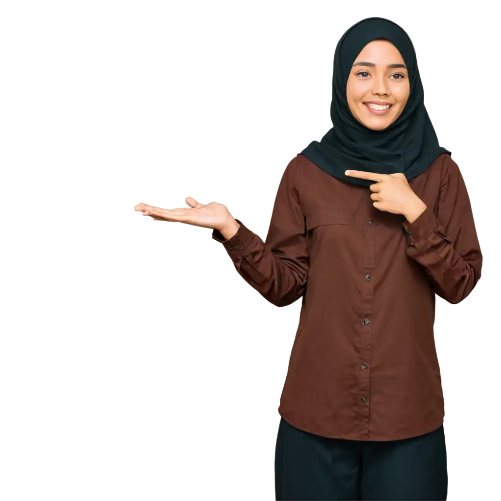 Indonesian-Muslim-Women-Teaching-with-Whiteboard-HighQuality-PNG-Image