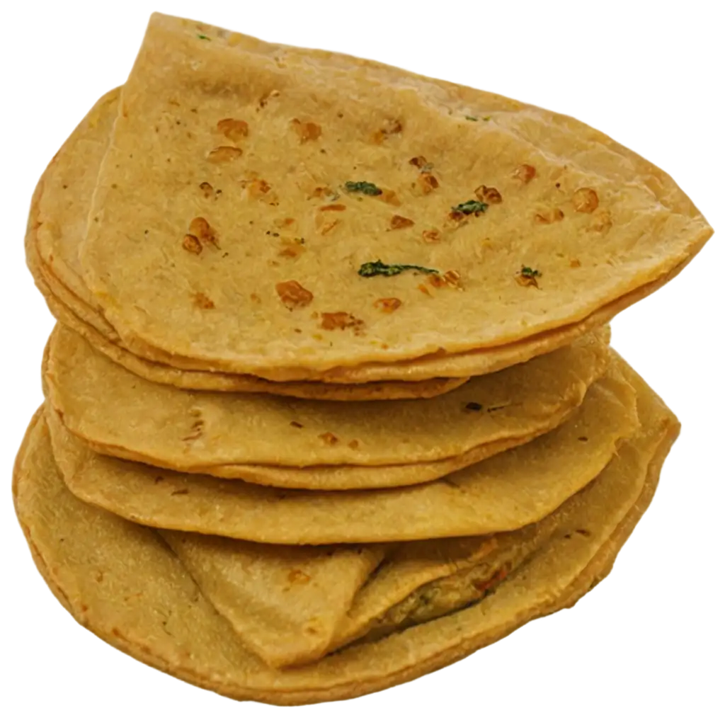 Aloo-Paratha-PNG-Image-HighQuality-Digital-Representation-for-Culinary-Content