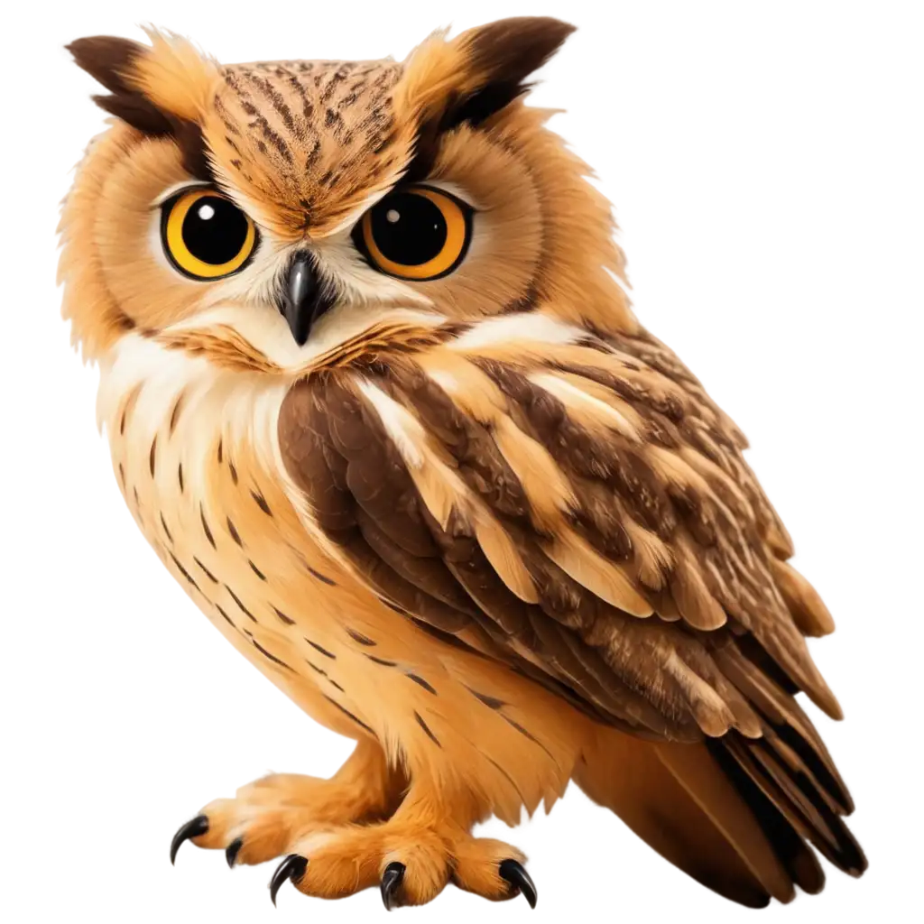 Cute-Cartoon-Eagle-Owl-PNG-A-Versatile-Asset-for-Creative-Projects