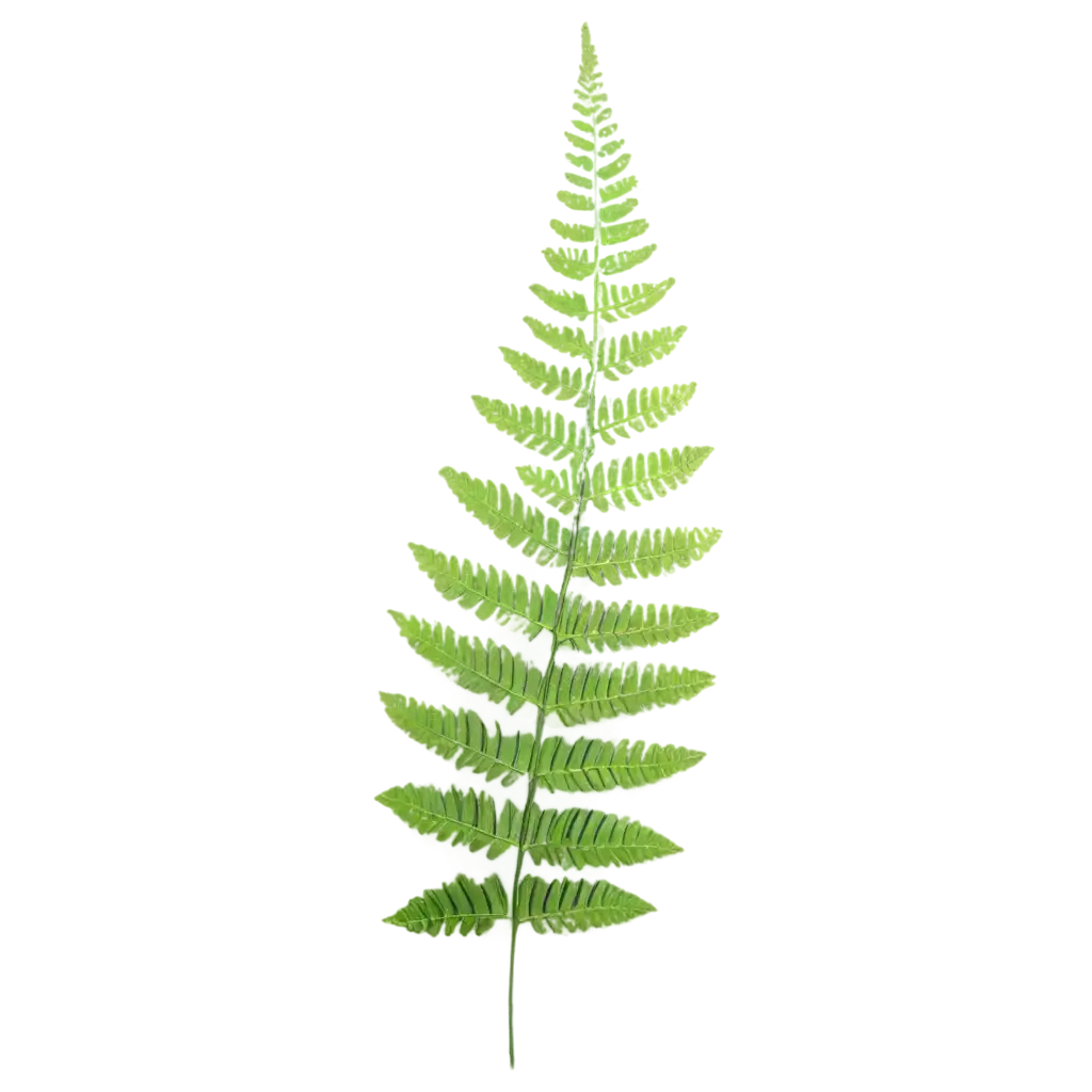 Explore-the-Crisp-Detail-of-a-PNG-Fern-Leaf-Image-for-Enhanced-Visual-Clarity