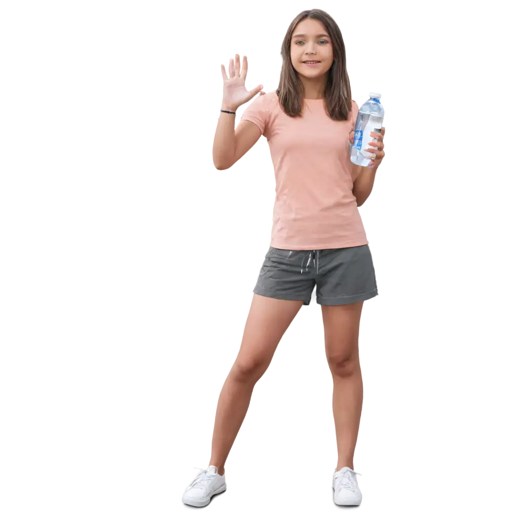 Girl-Holding-a-Glass-of-Water-PNG-Image-HighQuality-Transparent-Image-for-Versatile-Use