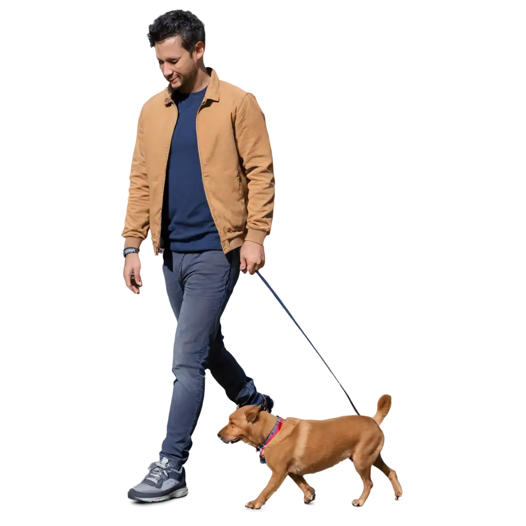 Man-Walking-with-Dog-PNG-Image-HighQuality-Digital-Artwork-for-Versatile-Use