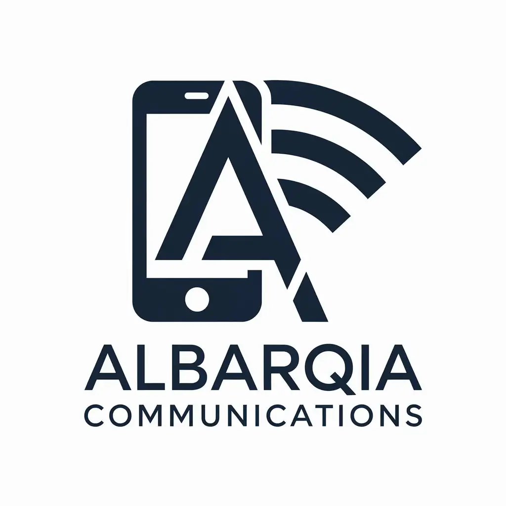 LOGO-Design-for-Albarqia-Communications-Mobile-and-WiFi-Symbol-in-Clear-Background