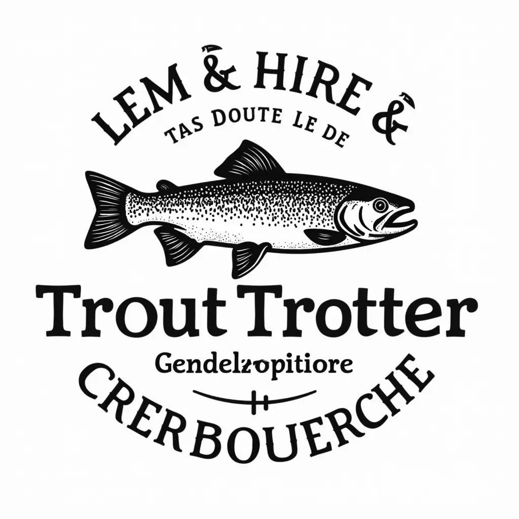 Black-and-White-Logo-for-Cotentin-Trout-Trotter-Fishing-Competition
