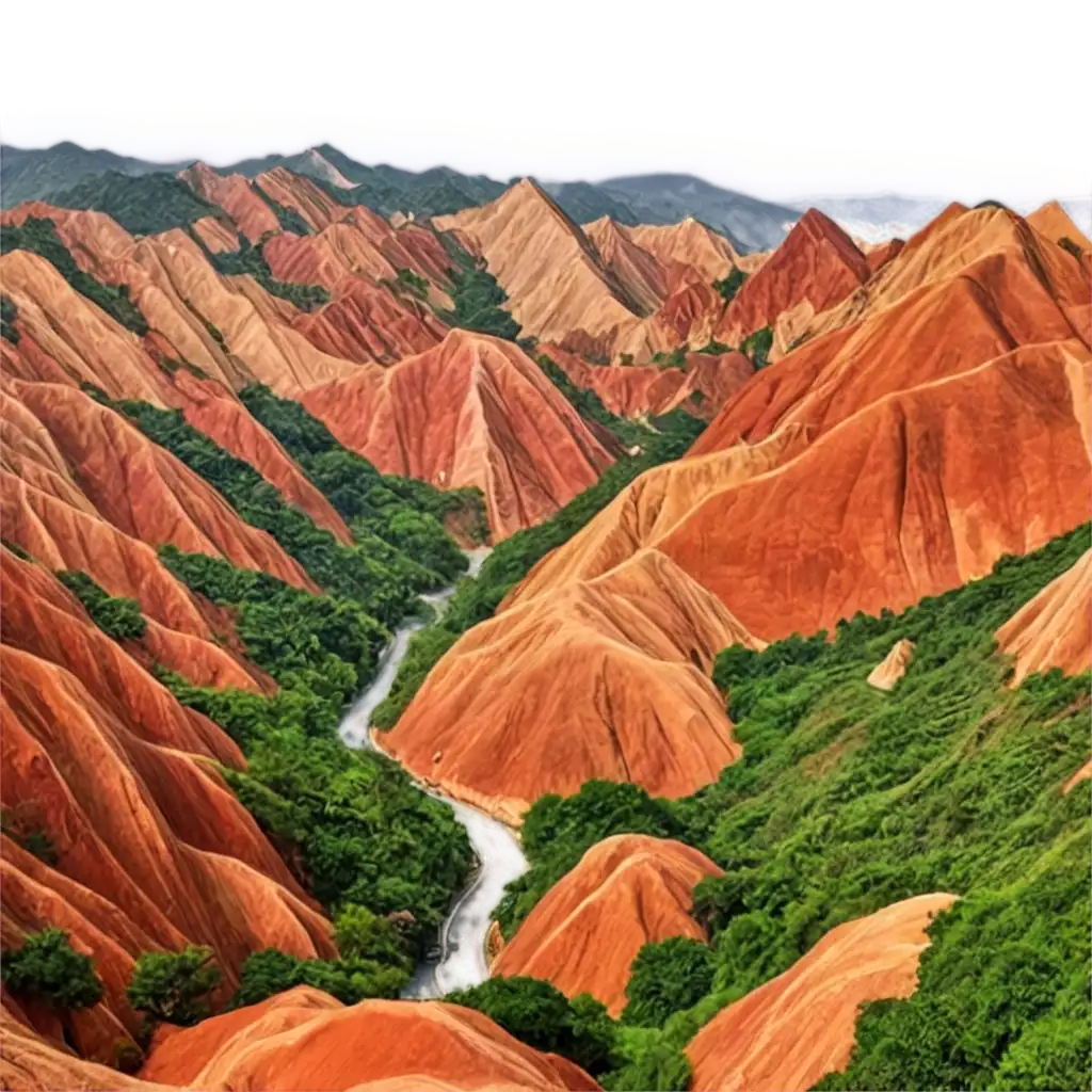 Stunning-PNG-of-Danxia-Landform-Geological-Park-China-A-Captivating-Scenic-Masterpiece