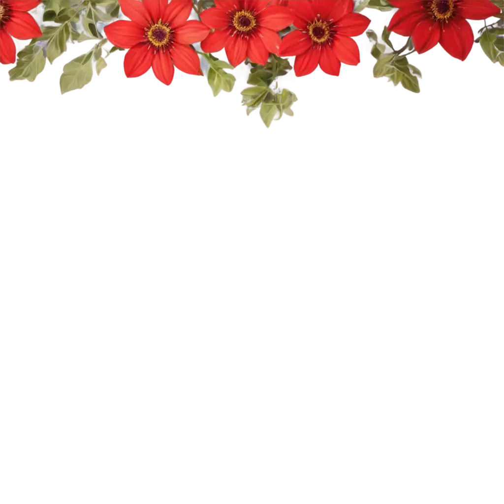 Stunning-Red-Flower-Border-PNG-for-Elegant-Design-Projects