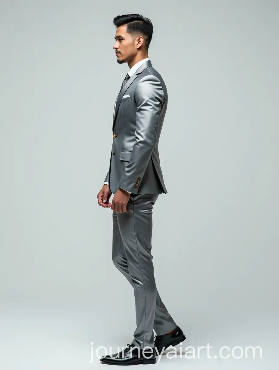Handsome-Man-in-Silver-Skinsuit-Professional-Portrait