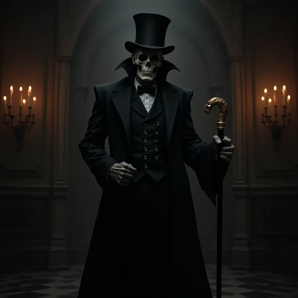 Undead-Nobleman-in-Gothic-Castle-with-Elegant-Attire-and-Monocle