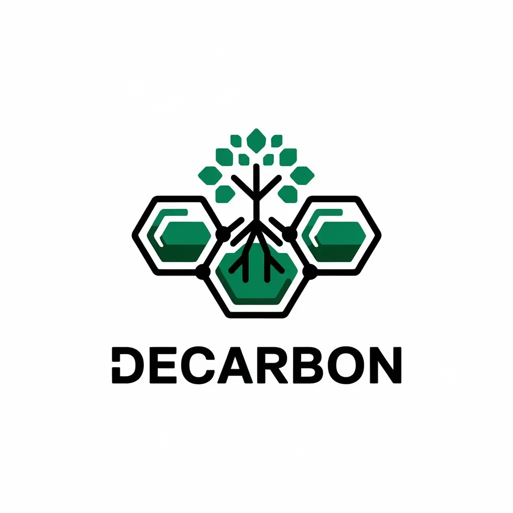 LOGO-Design-For-Decarbon-Complex-Carbon-Dioxide-Symbol-for-Industry