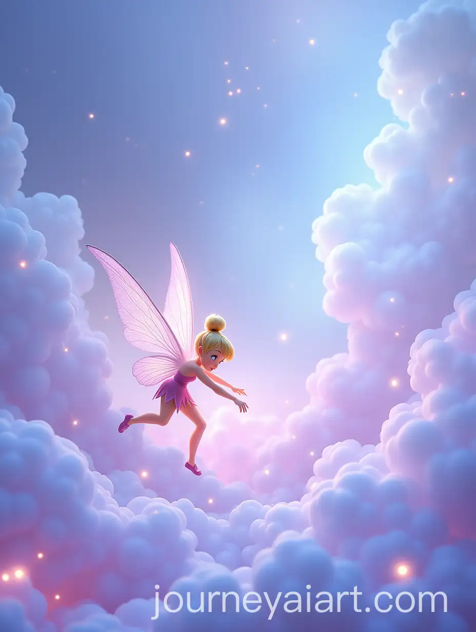 Whimsical-Tinker-Bell-in-a-Dreamy-OceanInspired-Setting