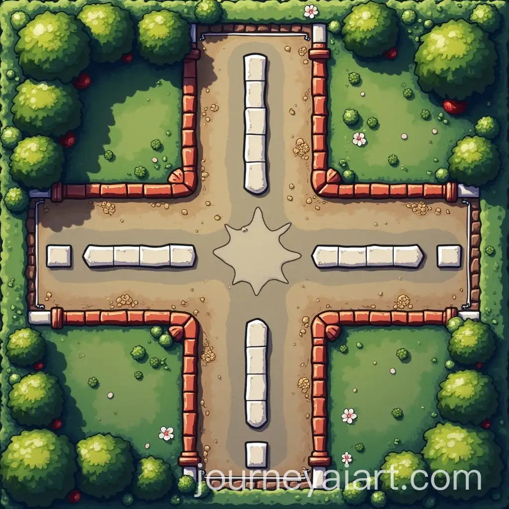 90Degree-Road-Turn-Tile-for-Boardgame-with-Plant-Background