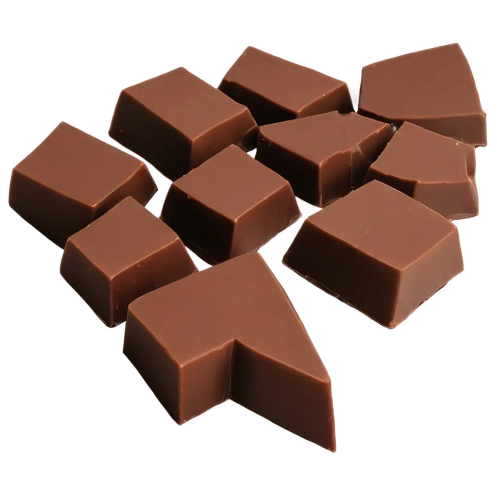 HighQuality-PNG-of-Rich-Brown-Chocolate-Pieces-with-Smooth-Texture-and-Glossy-Finish