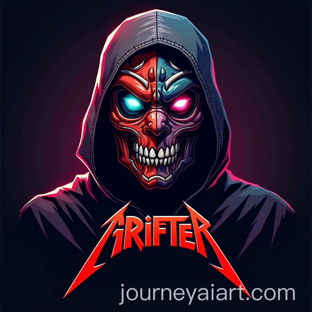 Shadowy-Menacing-Character-with-LuchadorStyle-Mask-and-Vibrant-Colors