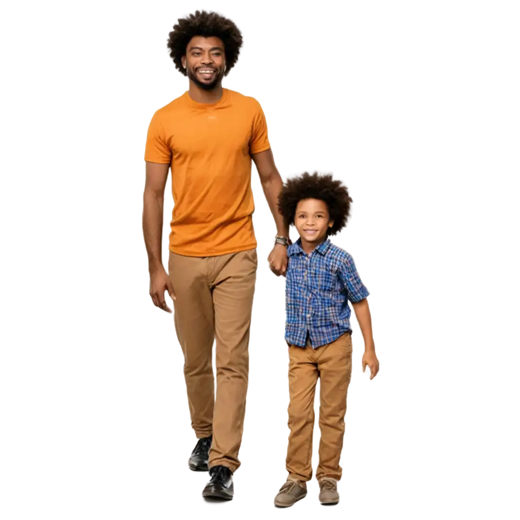 Afro-Dad-and-Son-PNG-Image-A-Heartwarming-Representation-of-Family-Bonding