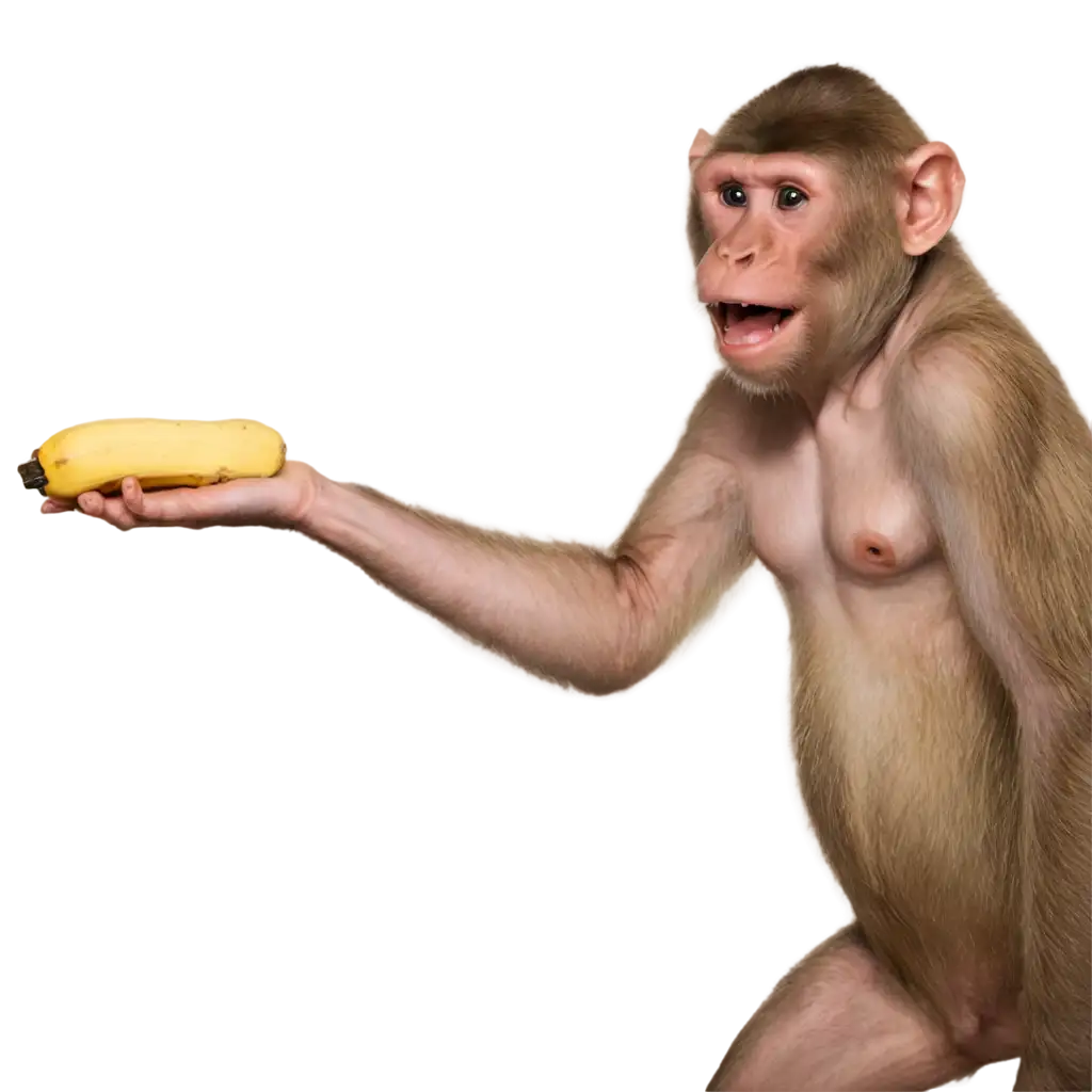 HighQuality-PNG-Image-of-a-Macaque-Holding-a-Banana