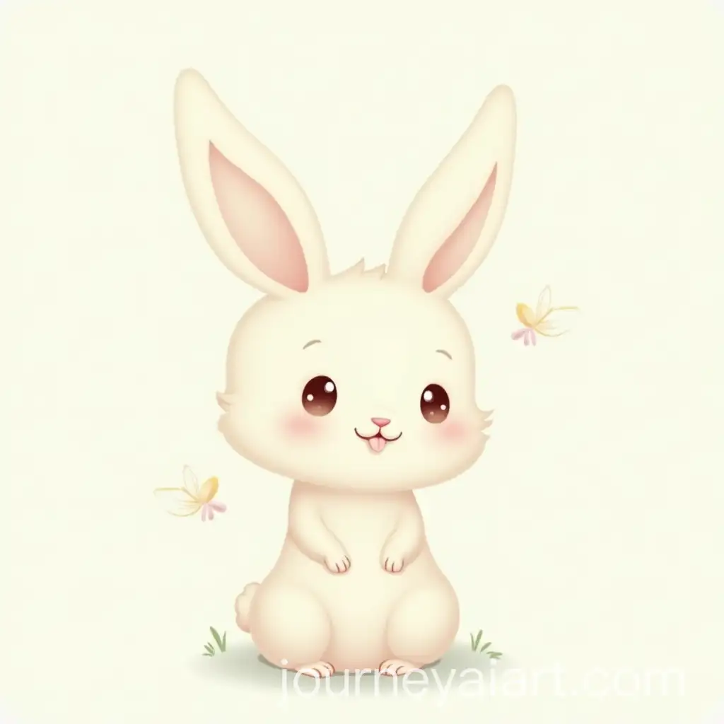 Cute-Bunny-Simple-Art-in-Soft-Pastel-Colors