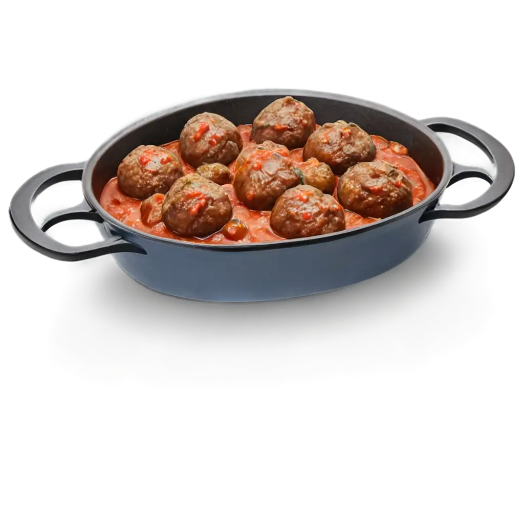 PNG-Image-of-Blue-Dish-with-Meatballs-and-Grilled-Aubergines-in-Tomato-Sauce